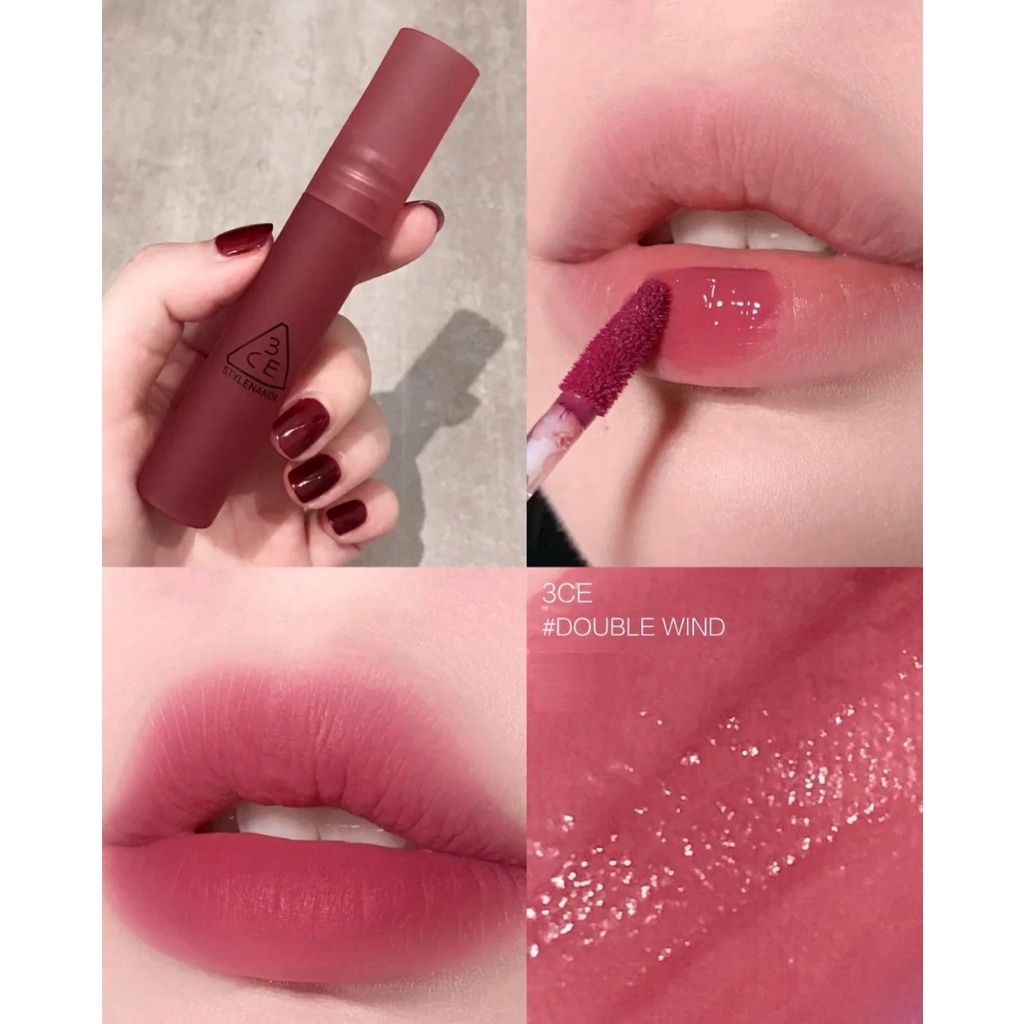 Son tint 3CE Blur Water Tint 4.6g bám màu tốt, lâu trôi, thời thượng, không kén da