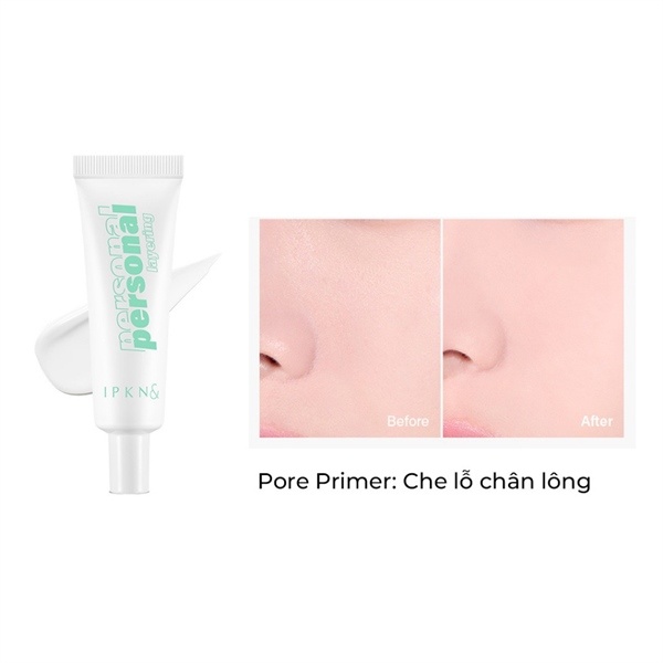 Kem lót và kem nền dưỡng ẩm IPKN Personal 25ml giúp dễ tán mịn, dễ bám vào da, lâu trôi