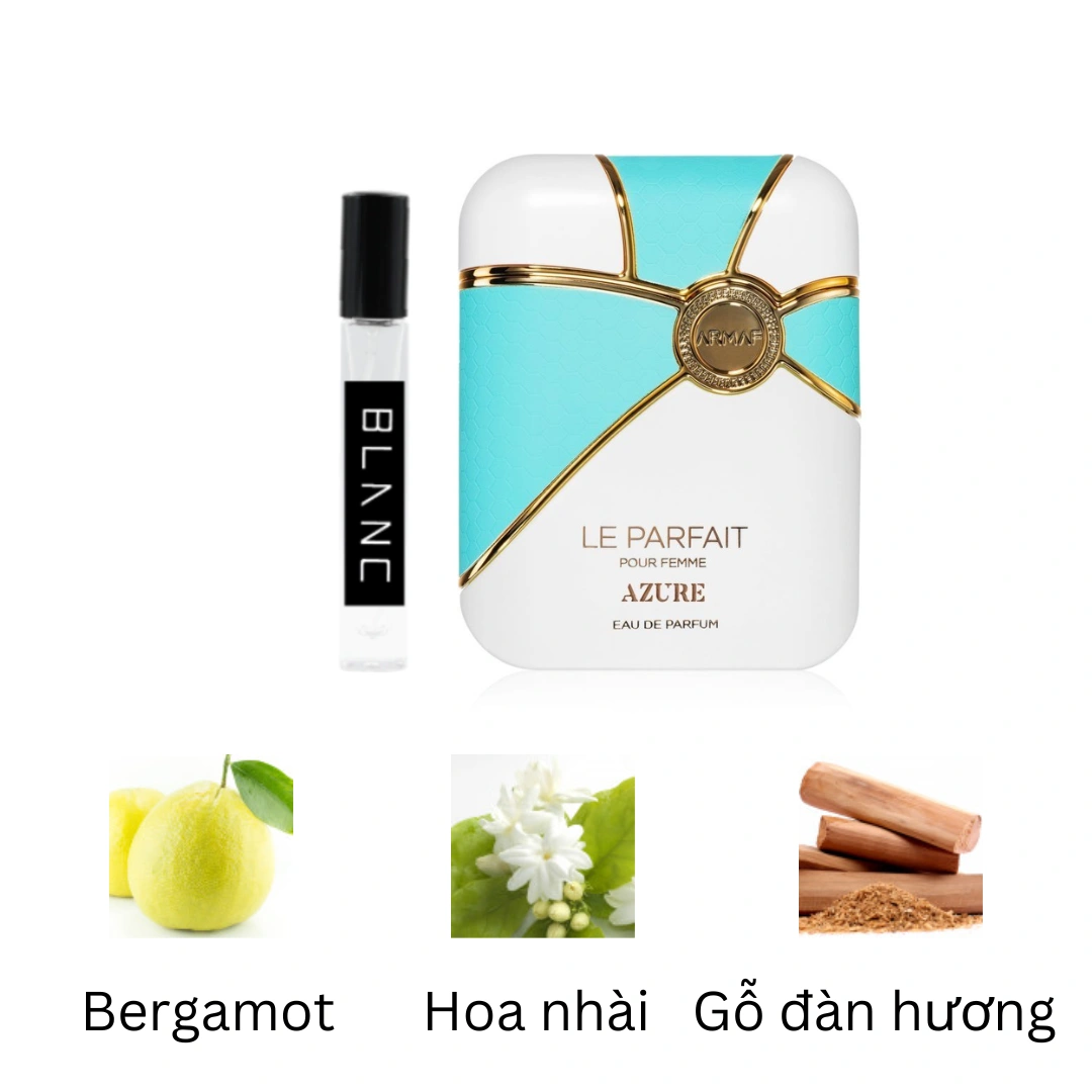 Chiết 10ml nước hoa Club De Nuit ARMAF Le Parfait Azure EDP thanh lịch tinh tế