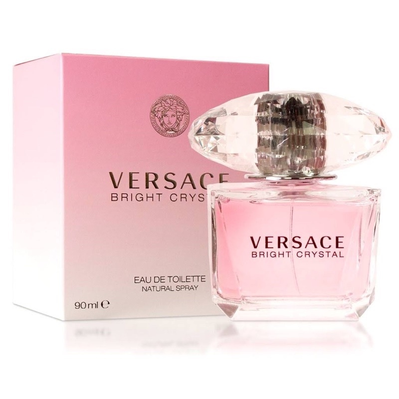 Chiết 10ml nước hoa Versace Bright Crystal EDT 90ml hồng nhạt phong cách tươi mới nhẹ nhàng và quyến rũ
