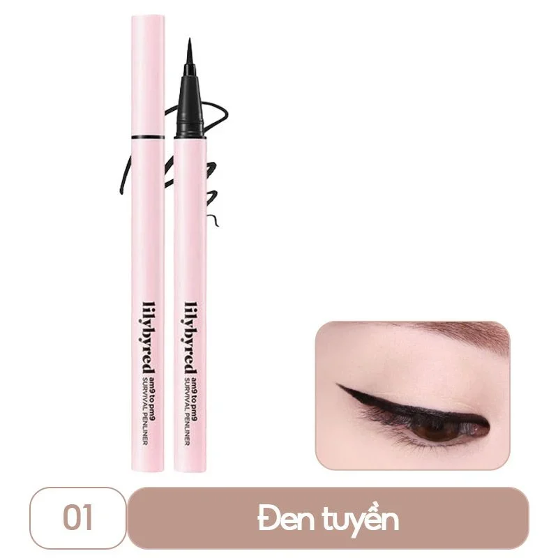 Kẻ mắt nước chống trôi Lilybyred AM9 To PM9 Survival PenLiner 0.6g chống trôi đường nét nhỏ và thanh mảnh