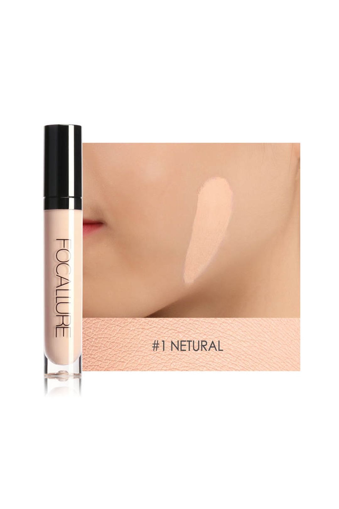 Kem che khuyết điểm dạng lỏng Focallure Liquid Concealer FA-52 6g giúp che phủ tốt mỏng nhẹ