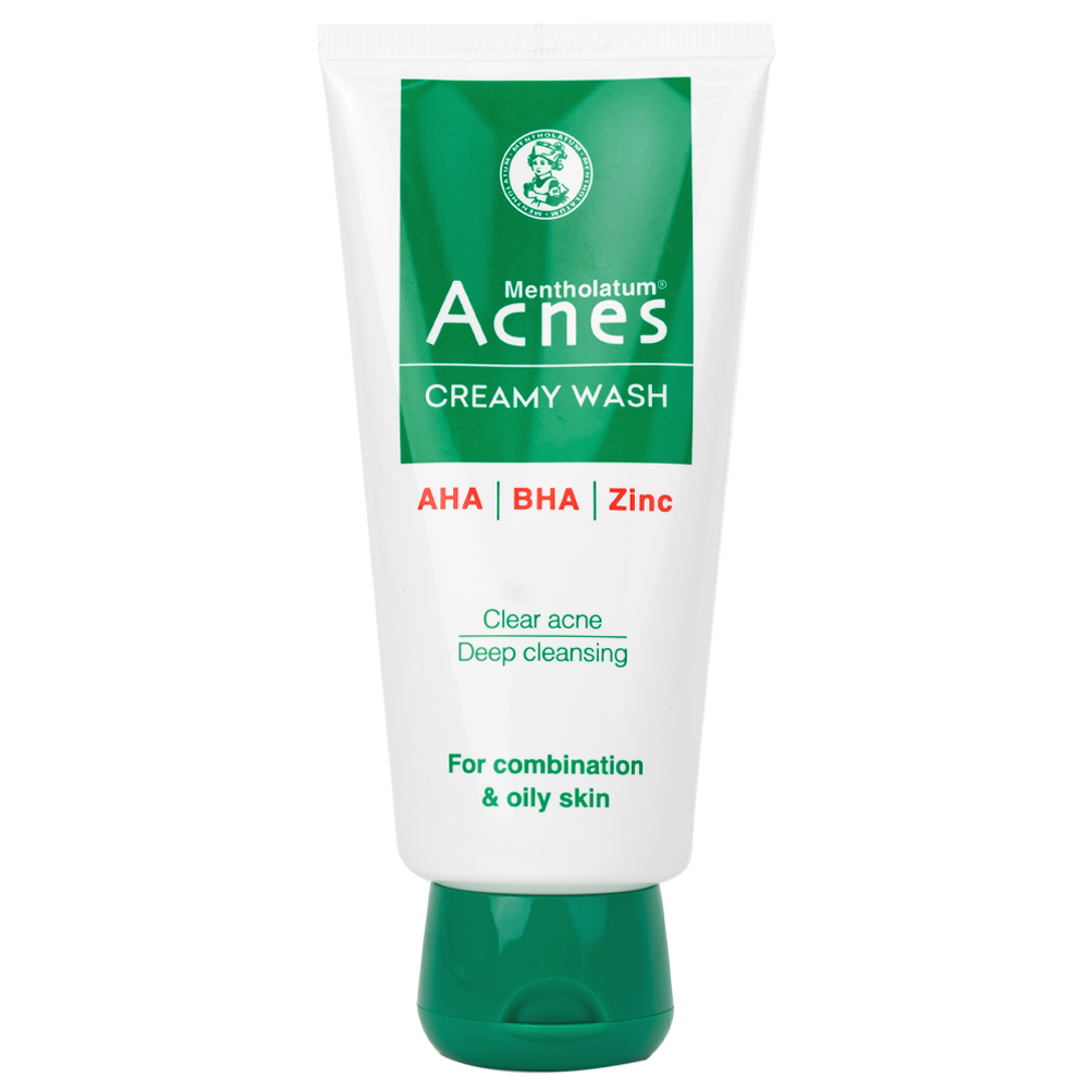 Sữa rửa mặt kiểm soát nhờn Acnes 100g giúp kiểm soát nhờn, ngăn hình thành mụn mới