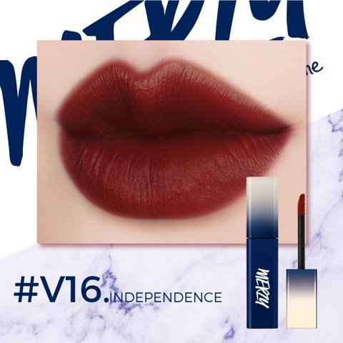 Son kem lì Merzy Blue Velvet Tint Season 3 Holiday Limited Edition 3.8g thời thượng mềm mịn trên môi