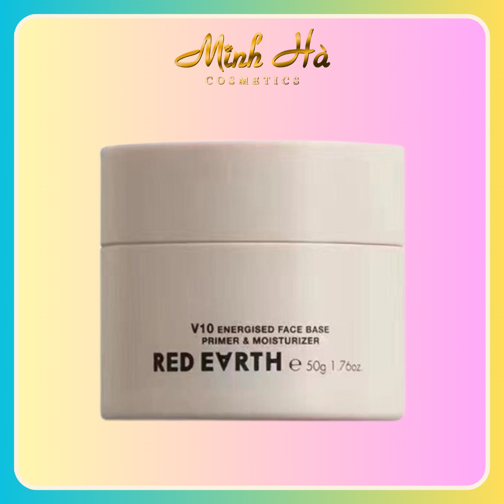 Kem lót Red Earth Energised Face Base Primer & Moisturizer 50g che phủ khuyết điểm nâng tone