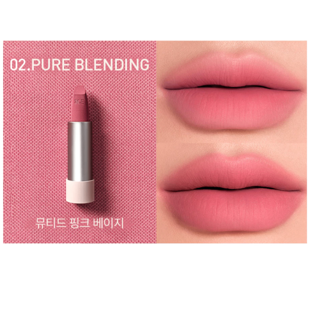 Son thỏi 3CE Cashmere Hug Lipstick 3.5g chất son mịn lì nhẹ môi