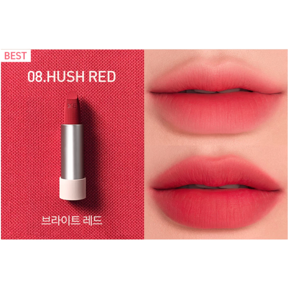 Son thỏi 3CE Cashmere Hug Lipstick 3.5g chất son mịn lì nhẹ môi