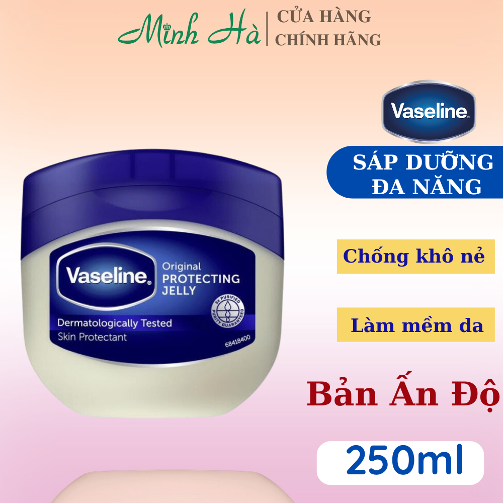 Sáp dưỡng ẩm Vaseline Mỹ 100% Pure Petroleum Jelly Original 49g, 50g, 100g - Đa Năng