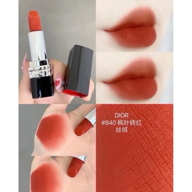 Son thỏi Dior Rouge Velvet mimisize 1.5g chất son mịn mượt, độ bền màu cao