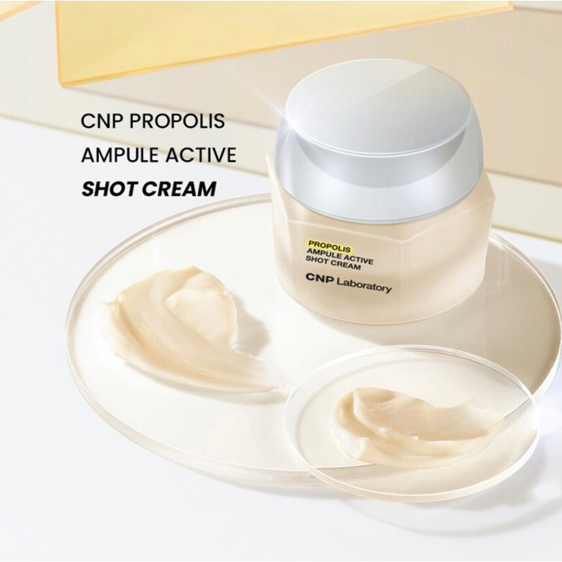 Kem dưỡng CNP Laboratory Propolis Ampule Active Shot Cream 75ml dưỡng ẩm phục hồi và làm dịu da