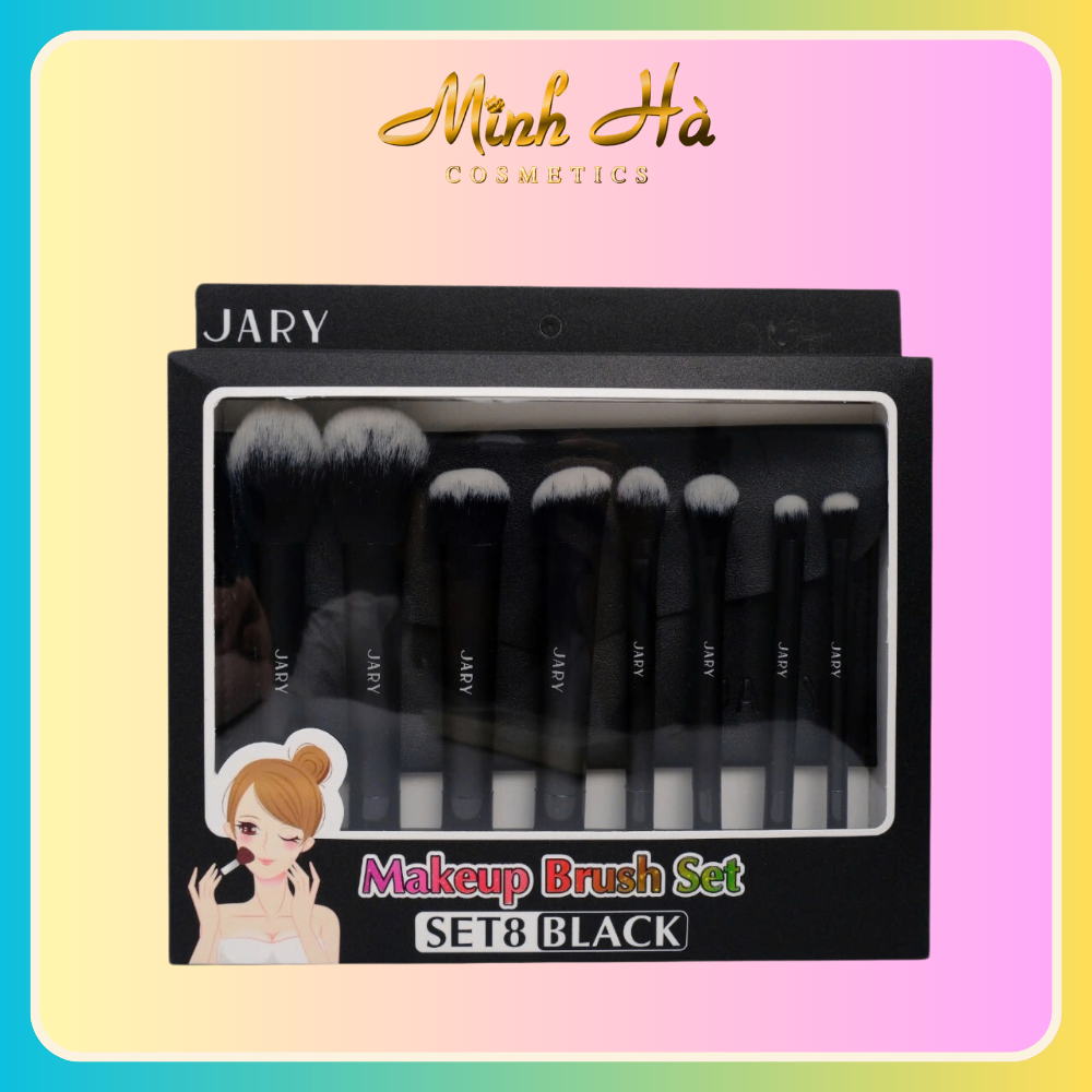 Bộ cọ makeup Jary Makeup Brush Set 8 món