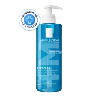 Gel rửa mặt La Roche Posay Effaclar Purifying Foaming Gel Cleanser 50/200ml/400ml cho da dầu nhạy cảm nhẹ nhàng làm sạch da