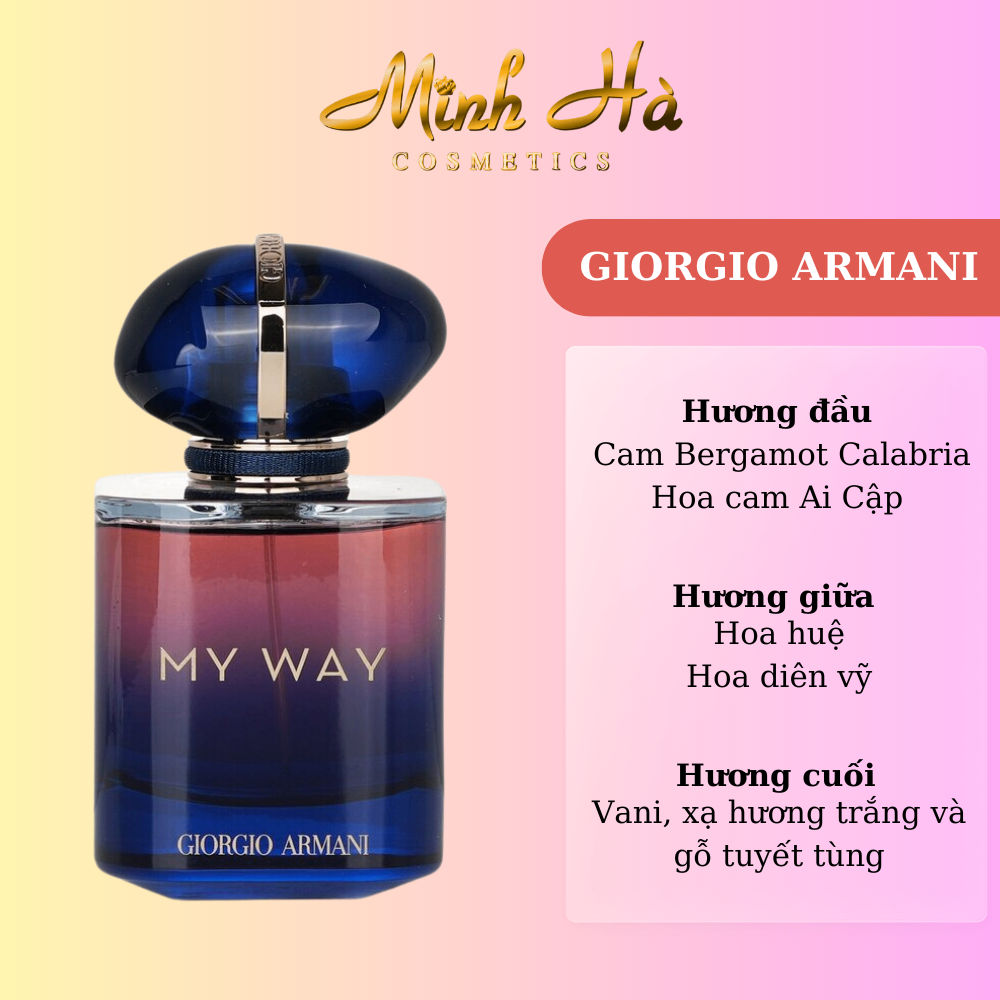 Chiết 10ml nước hoa nữ My Way Parfum Giorgio Armani hoa cỏ ngọt ngào quyến rũ