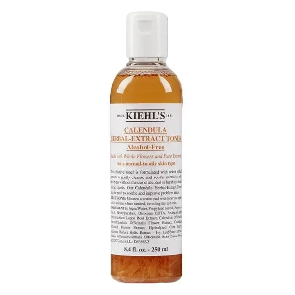 Nước hoa hồng Kiehls Calendula Herbal Extract Alcohol-Free Toner 250ml làm dịu da chống oxy hóa