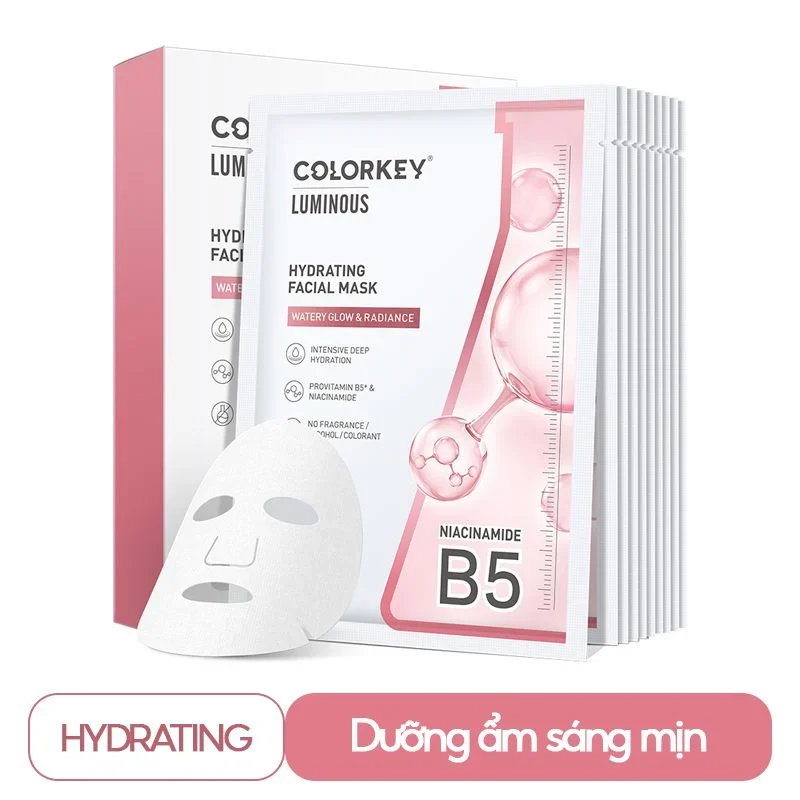 Mặt Nạ Colorkey Luminous Replenishing Facial Mask 25ml các loại dưỡng ẩm và làm dịu da