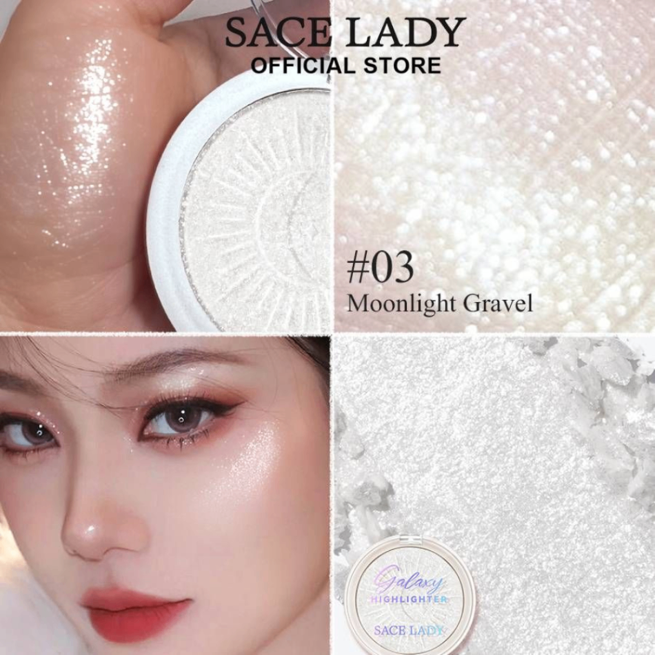 Phấn bắt sáng Sace Lady Galaxy Highlighter Powder 6g chất phấn mịn lâu trôi