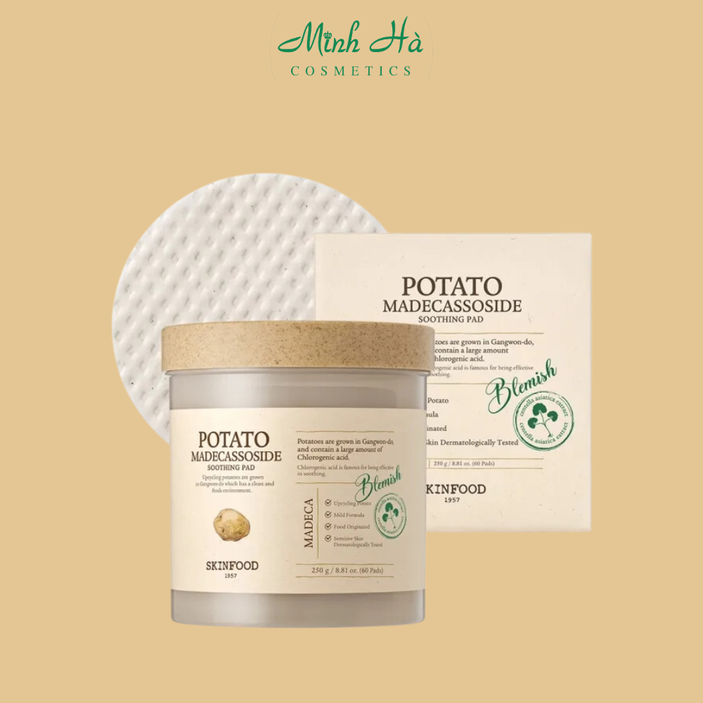 Toner pad Skinfood Pad 60 miếng 250g dưỡng ẩm dịu nhẹ thuần chay