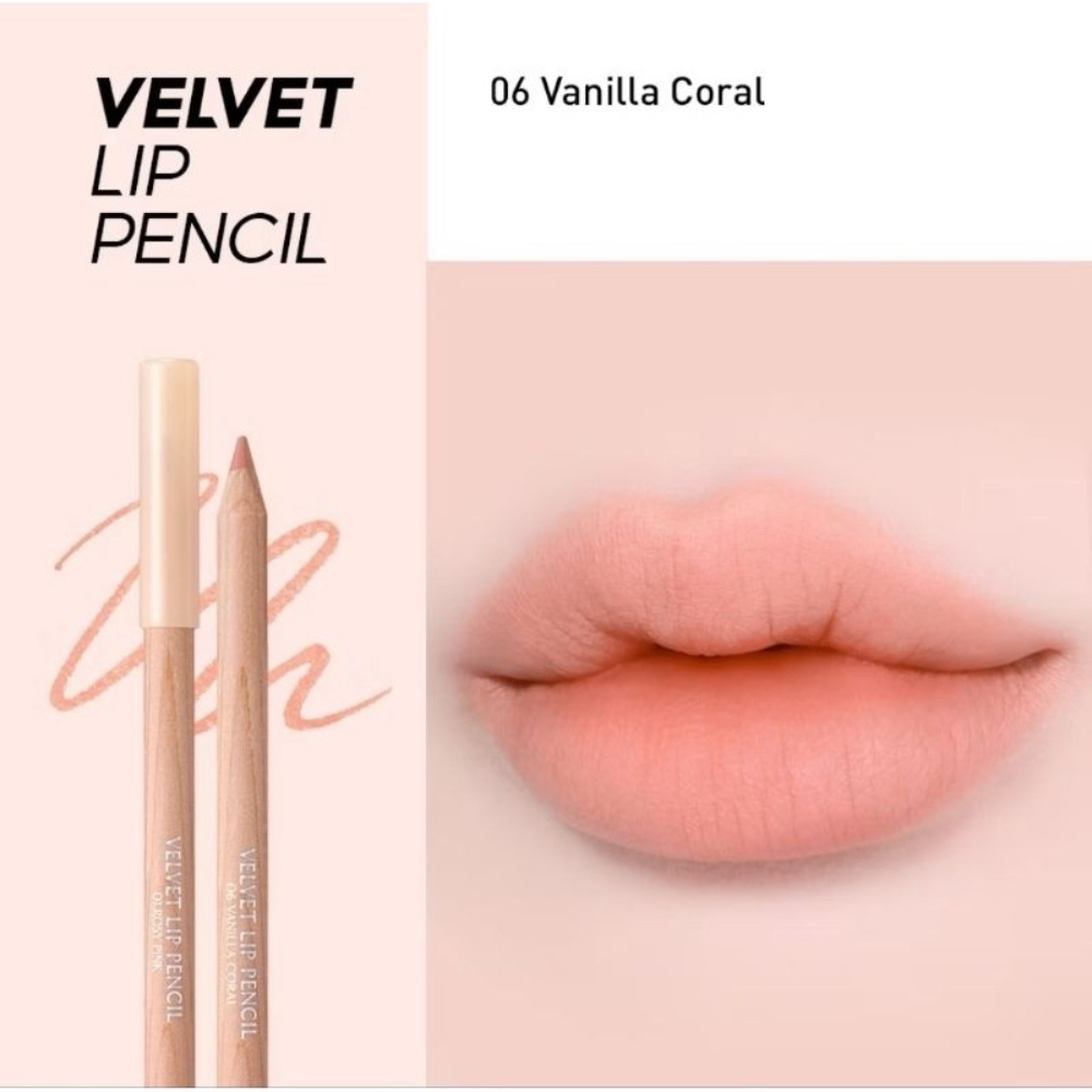 Chì kẻ viền môi Clio Velvet Lip Pencil 1.45g tự nhiên và có độ bám cao