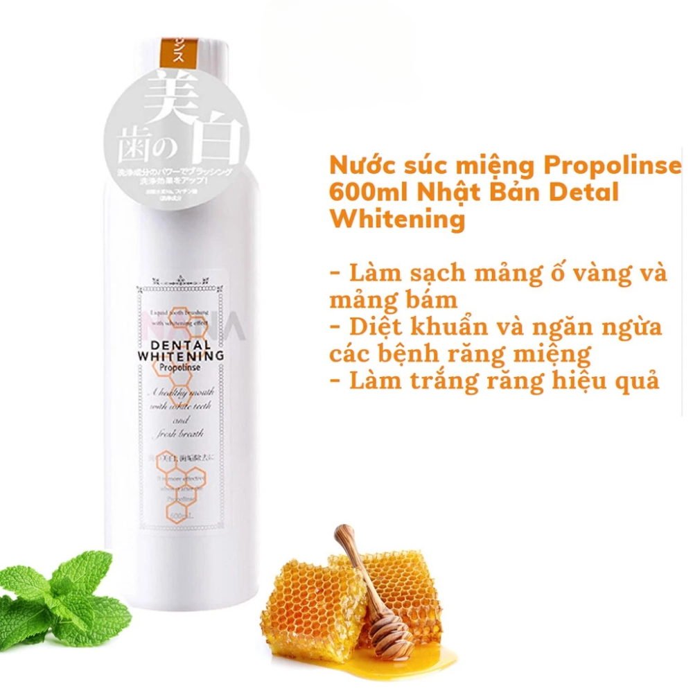 Nước súc miệng Propolinse 600ml chống hôi miệng, làm sạch răng miệng hàng ngày