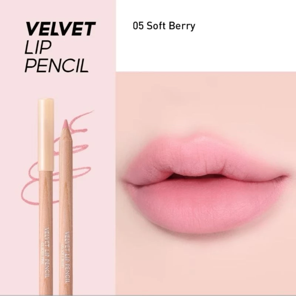 Chì kẻ viền môi Clio Velvet Lip Pencil 1.45g tự nhiên và có độ bám cao