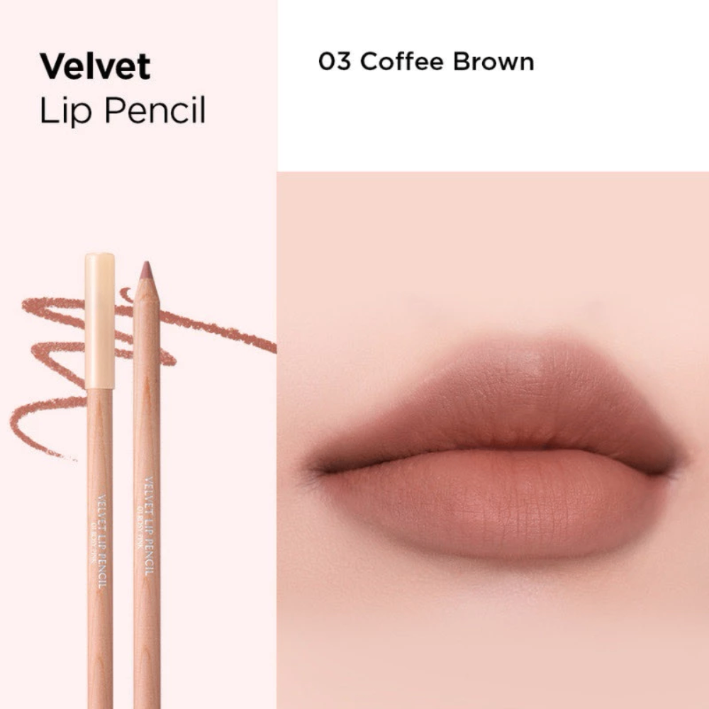 Chì kẻ viền môi Clio Velvet Lip Pencil 1.45g tự nhiên và có độ bám cao