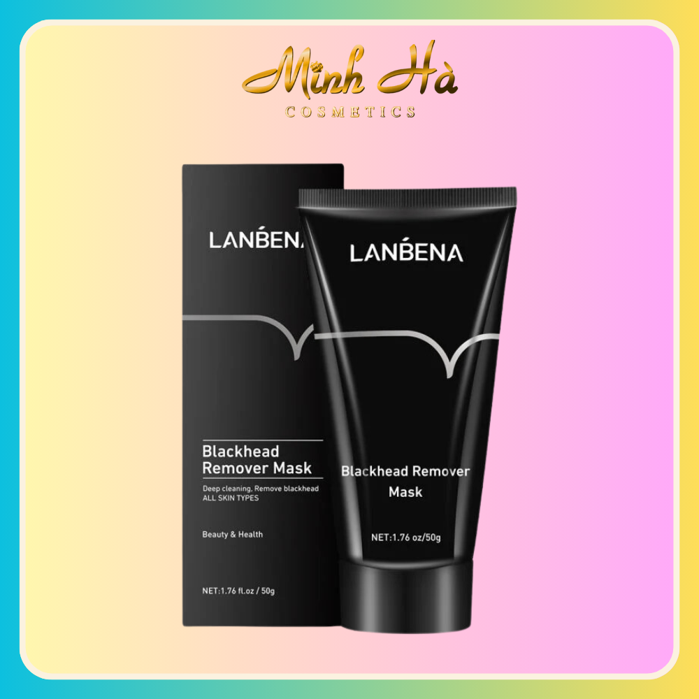 Mặt nạ lột mụn đầu đen than tre Lanbena Blackhead Remover Mask 50g