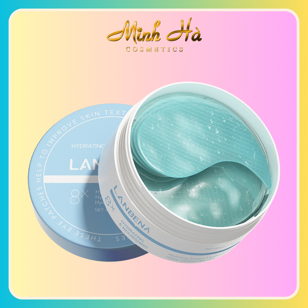 Mặt nạ mắt Lanbena 8x Hydrating Sodium Hyaluronate Hydra Gel Eye 60 miếng