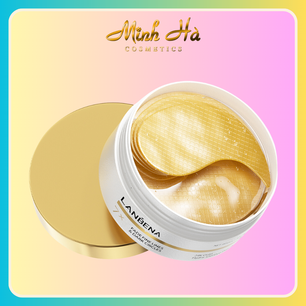 Mặt nạ mắt Lanbena 7x 24k Hydra Gel Eye 60 miếng