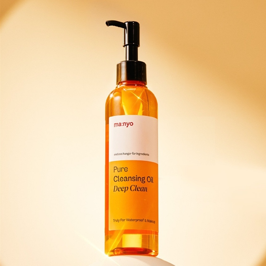 Dầu tẩy trang Ma:nyo Pure & Herbgreen Cleansing Oil 200ml làm sạch sâu và dưỡng ẩm
