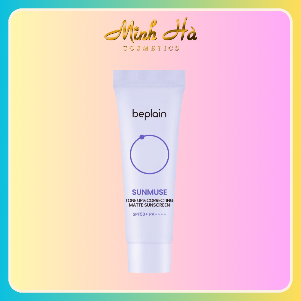 Kem chống nắng Beplain 50ml thuần chay cho các loại da khác nhau