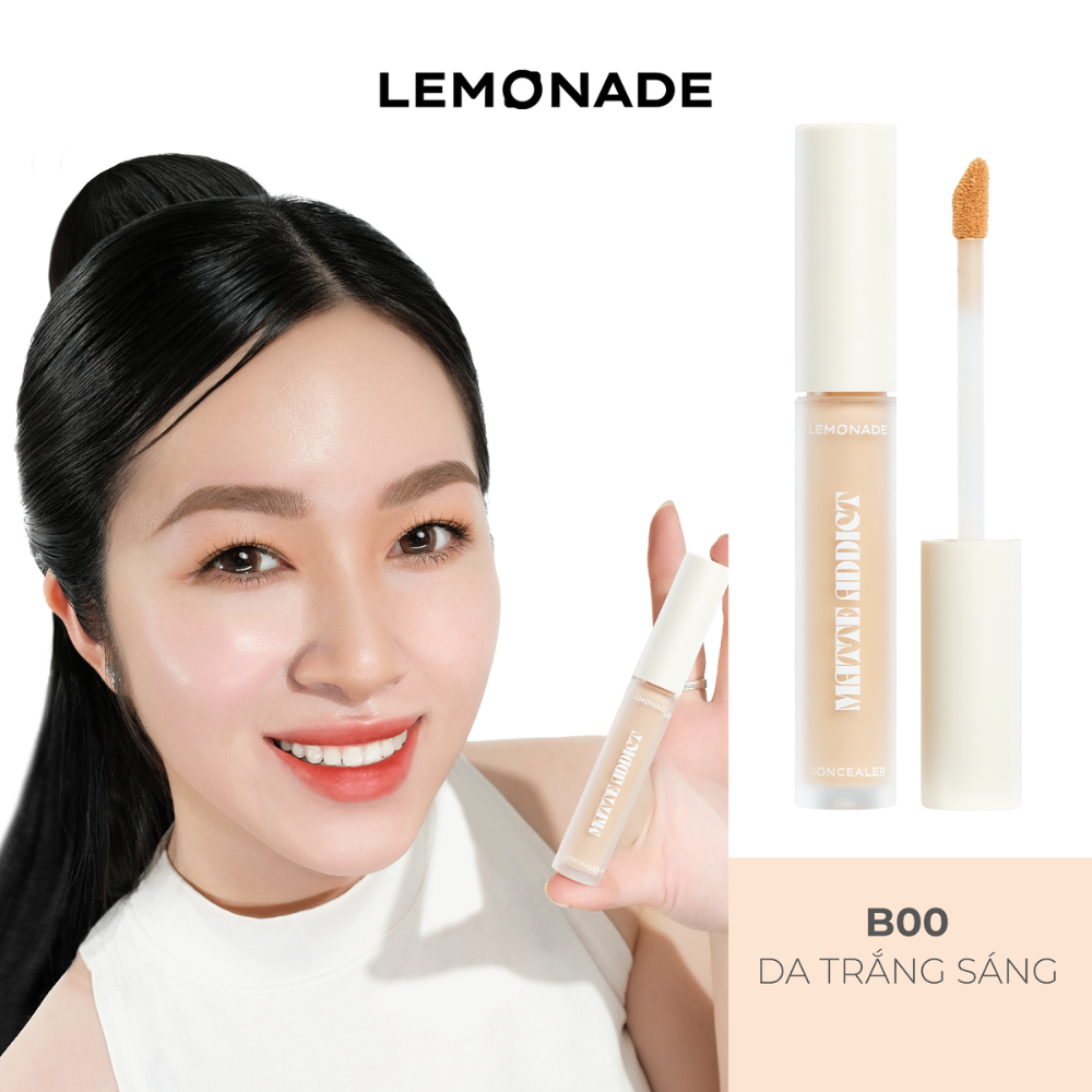 Kem che khuyết điểm Lemonade Matte Addict Concealer 3g kiềm dầu bên màu