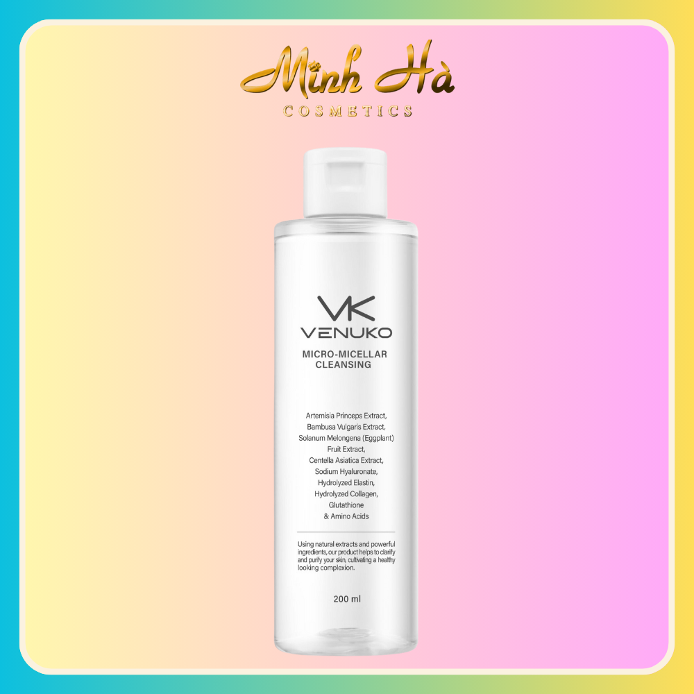 Nước tẩy trang Venuko Micro Micellar Cleansing 200ml