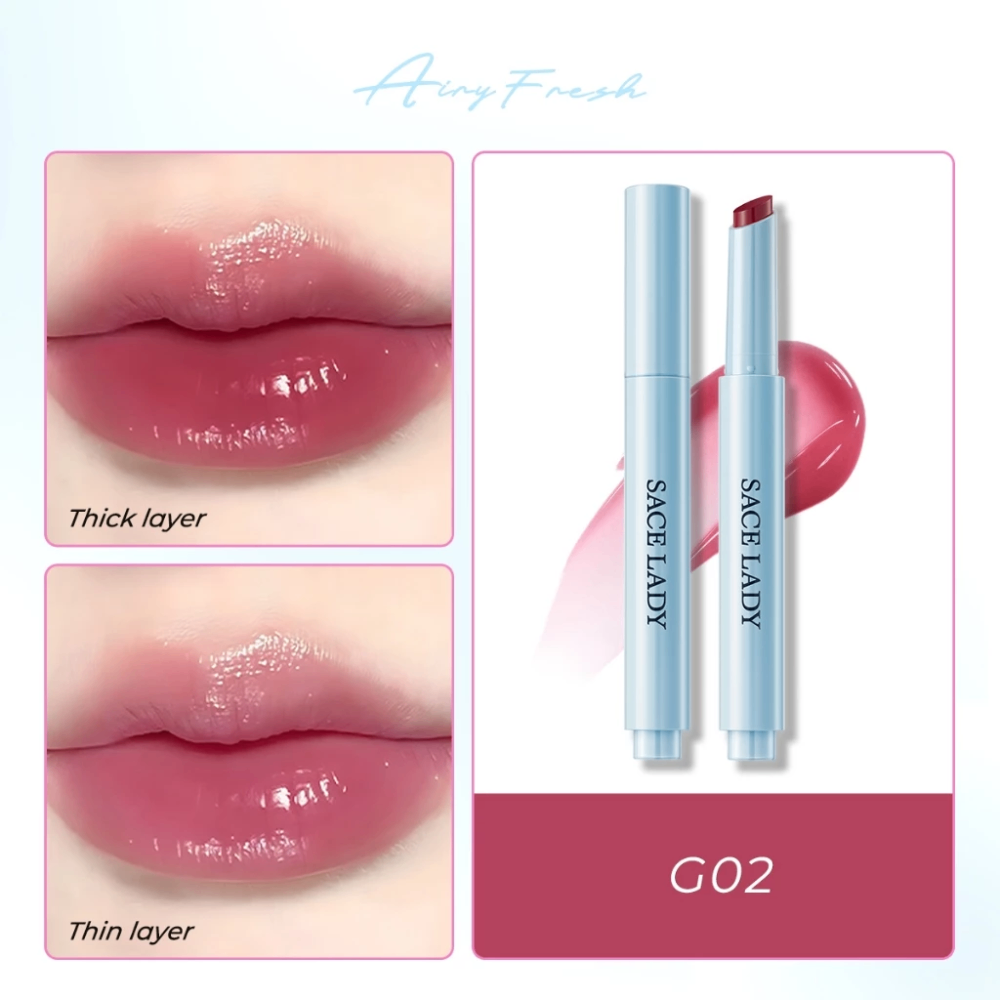 Son tint bóng Sace Lady Airy Fresh Glasting Water Tint Lipstick SL657 1.8g sáng bóng, mọng nước