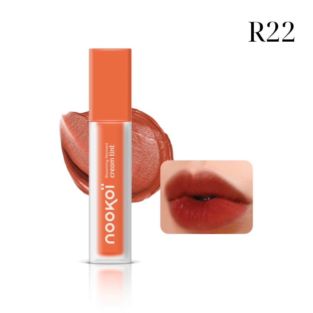 Son kem lì Nookoi Blooming Moment Cream Tint 3.8g biến đôi môi trở nên mềm mại, cuốn hút hơn