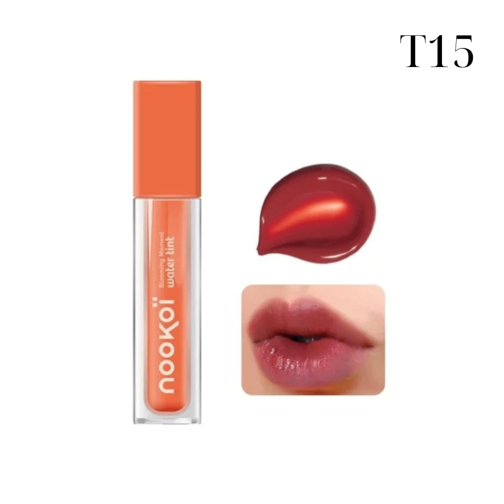 Son bóng Nookoi Blooming Moment Water Tint Cream Tint 3.8g không lem màu giúp đôi môi căng mọng