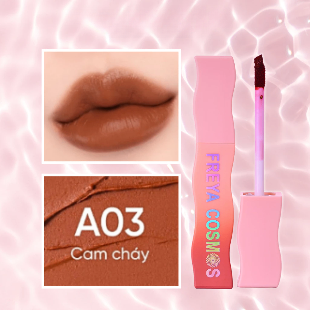 Son kem nhung Freya Cosmos YouthSpice Velvet Lipstick 1.5g chất son mịn mượt nhẹ môi lên màu chuẩn