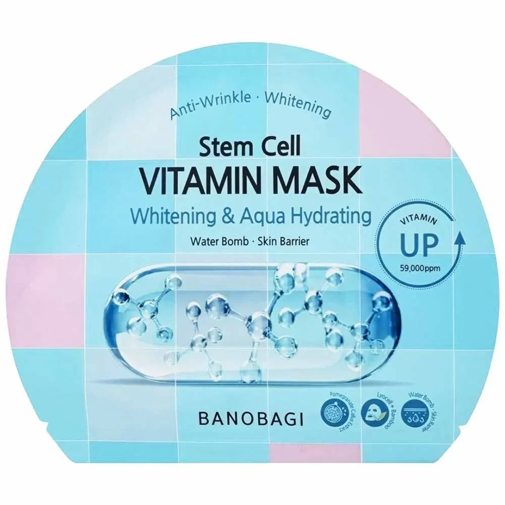 Mặt nạ dưỡng da cao cấp Banobagi Stem Cell Vitamin Mask 30g dưỡng ẩm, dưỡng trắng da