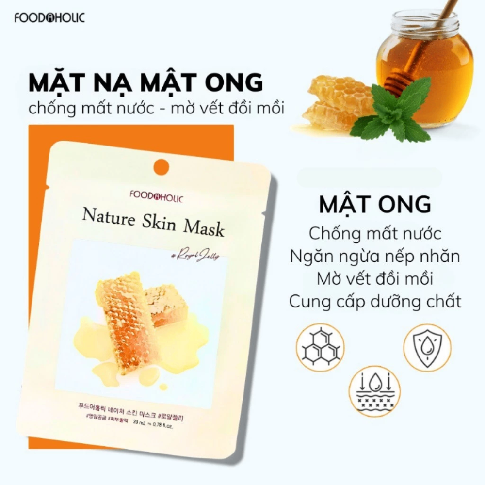 Mặt nạ Foodaholic Nature Skin Mask 23ml dưỡng da cấp ẩm
