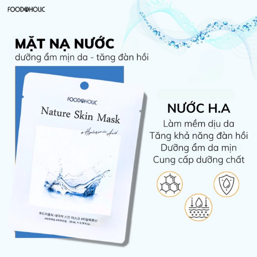 Mặt nạ Foodaholic Nature Skin Mask 23ml dưỡng da cấp ẩm