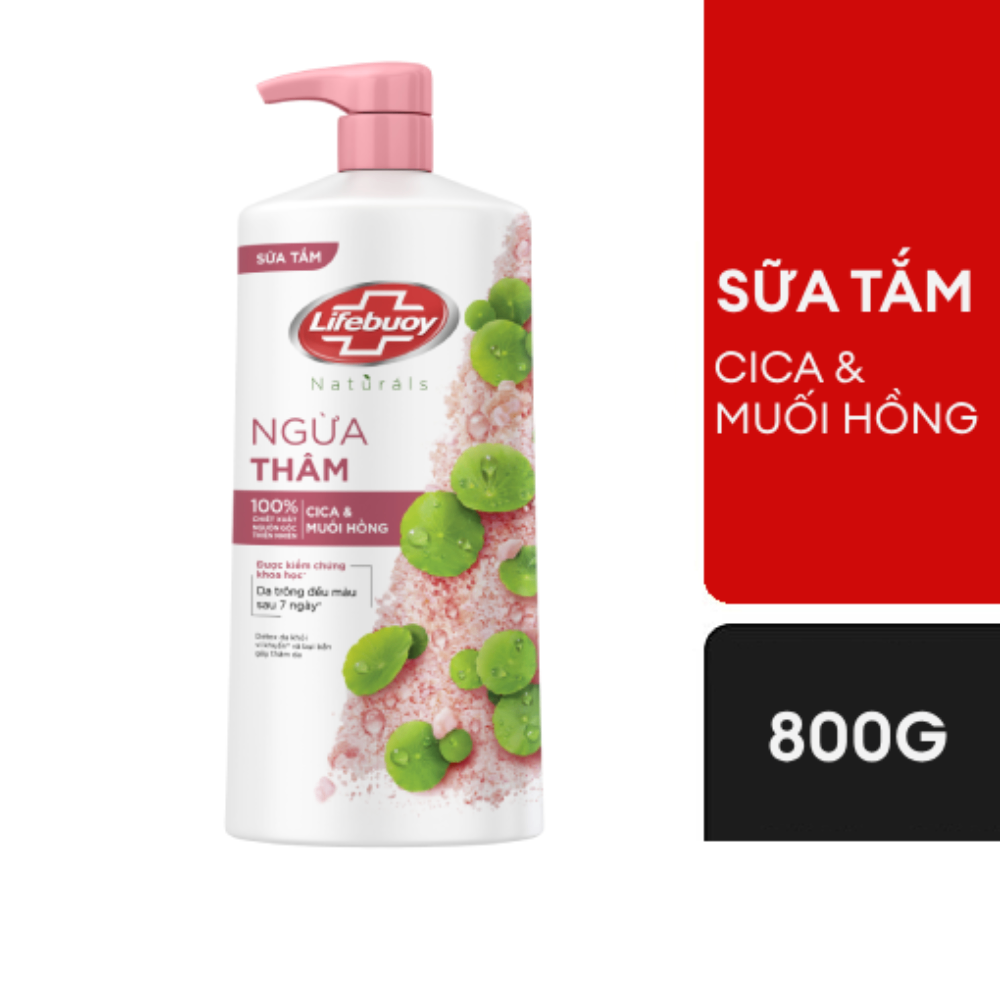 Sữa tắm Lifebuoy 800g chiết xuất từ thiên nhiên làm sạch da hiệu quả