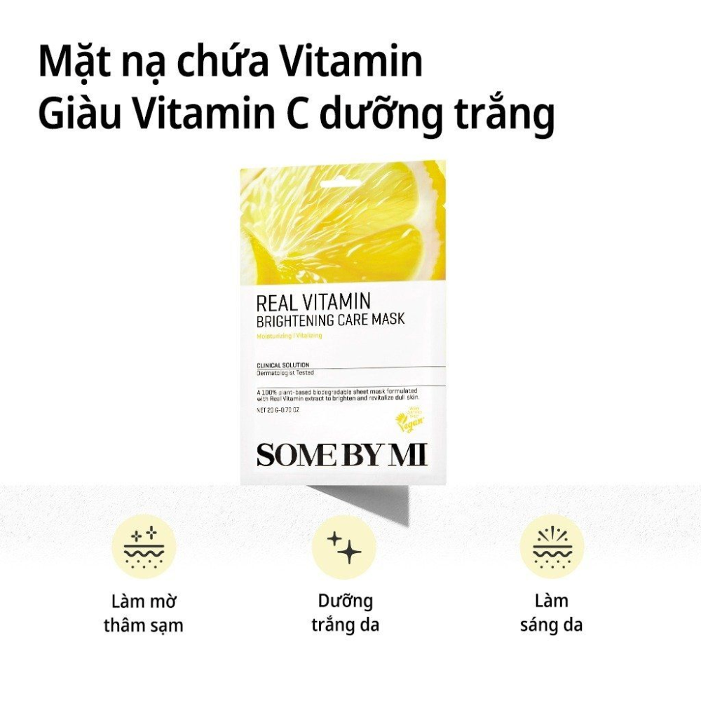 Mặt nạ Some By Mi Real Mask 20g làm dịu da dầu mụn