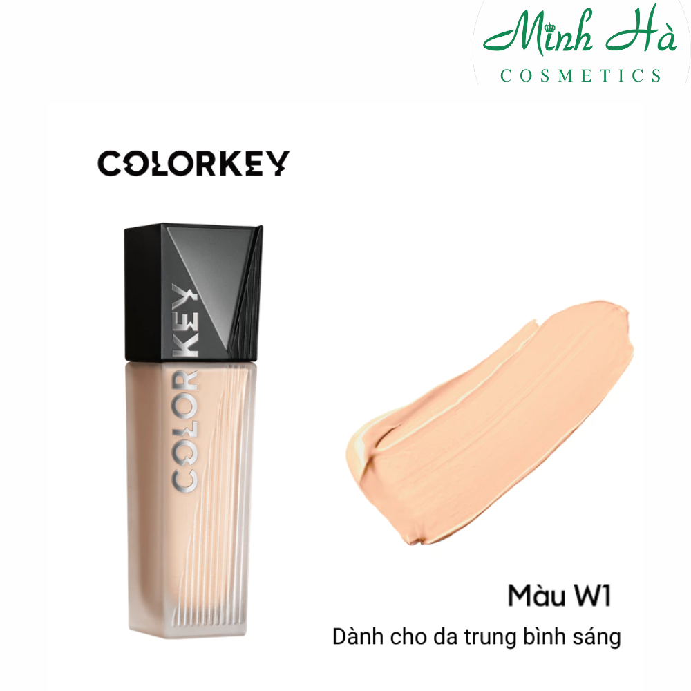 Kem nền Colorkey dạng lỏng lâu trôi 30g dưỡng ẩm kiểm soát dầu lâu trôi
