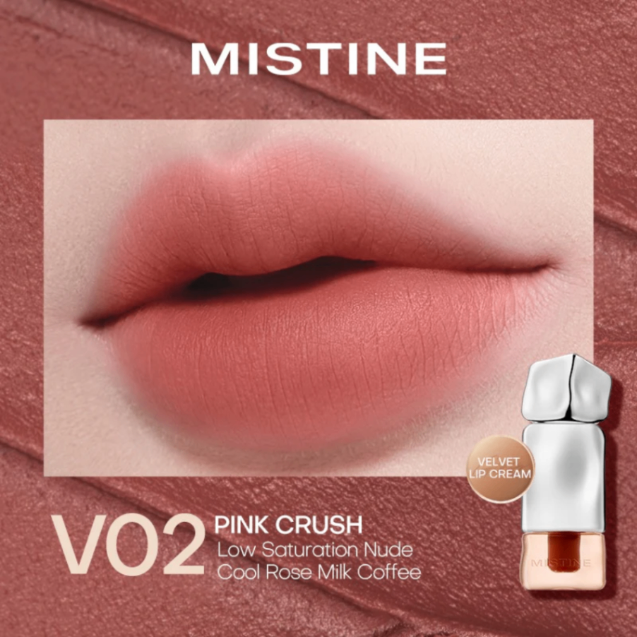 Son kem Mistine Thai Latte Velvet + Latte Long Wear Lip Cream 2.8g lâu trôi không gây khô môi
