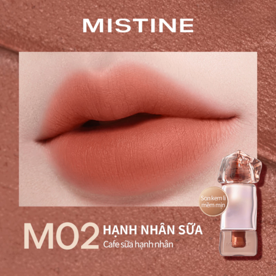 Son kem Mistine Thai Latte Velvet + Latte Long Wear Lip Cream 2.8g lâu trôi không gây khô môi