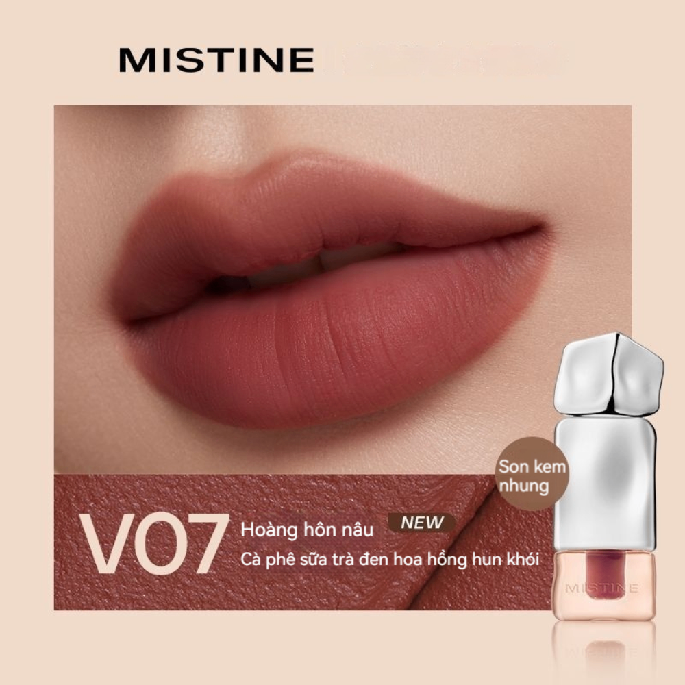 Son kem Mistine Thai Latte Velvet + Latte Long Wear Lip Cream 2.8g lâu trôi không gây khô môi