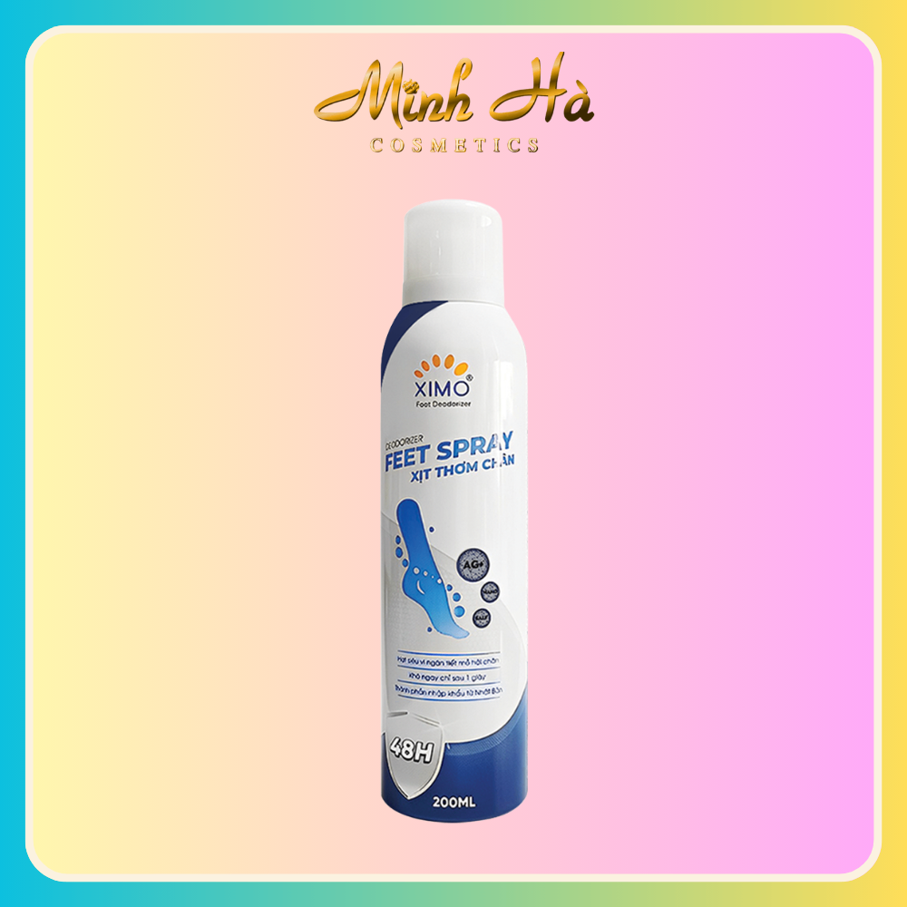 Xịt thơm chân XIMO Deodorizer Feet Spray 200ml