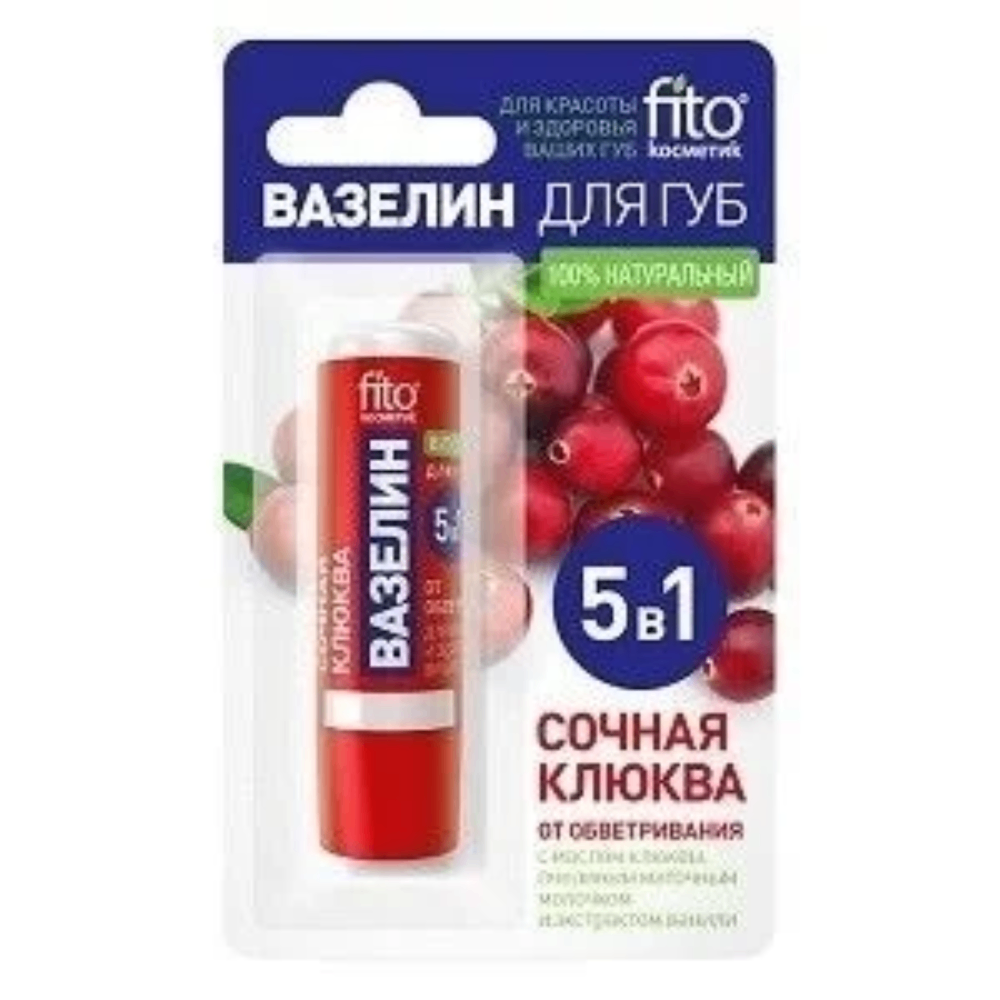 Son dưỡng FITO 5 in 1 của Nga 4.5g hương trái cây dưỡng ẩm chống khô môi