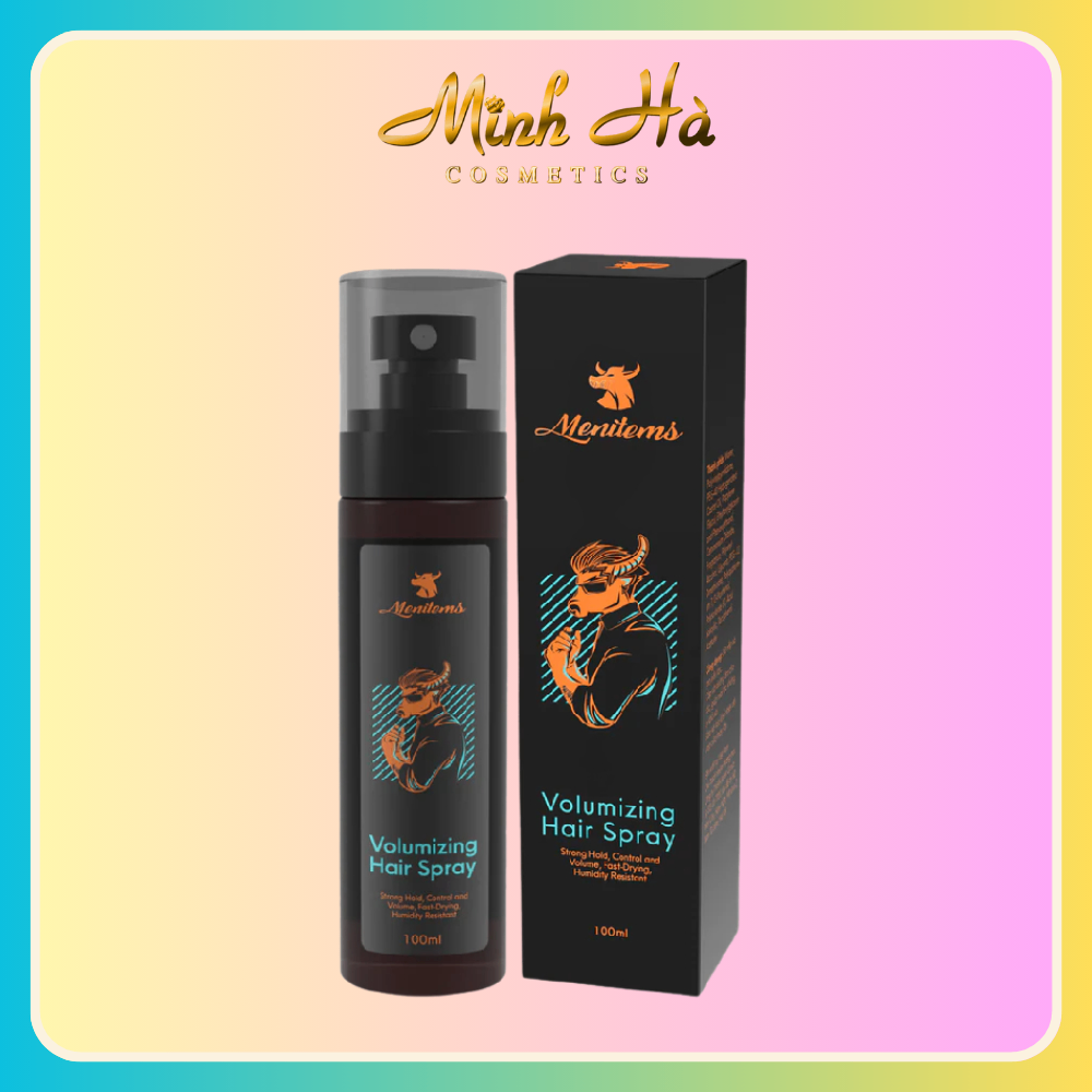 Xịt tạo phồng kiểu tóc Menitems Volumizing Hair Spray 100ml