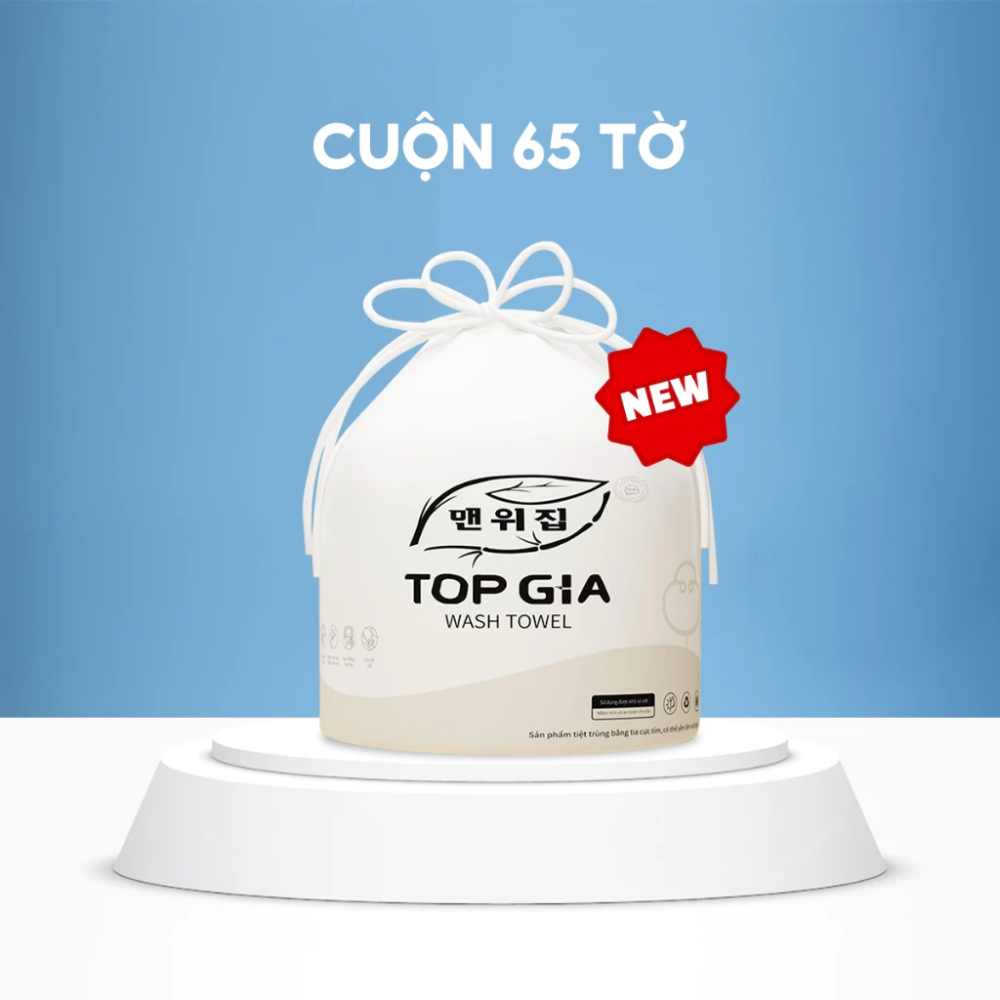 Khăn khô đa năng TOP GIA chất bông mềm mịn tiện lợi phù hợp cho mọi loại da