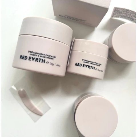 Kem lót Red Earth Energised Face Base Primer & Moisturizer 50g che phủ khuyết điểm nâng tone